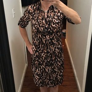 🌻 NEW YORK & COMPANY Leopard print dress